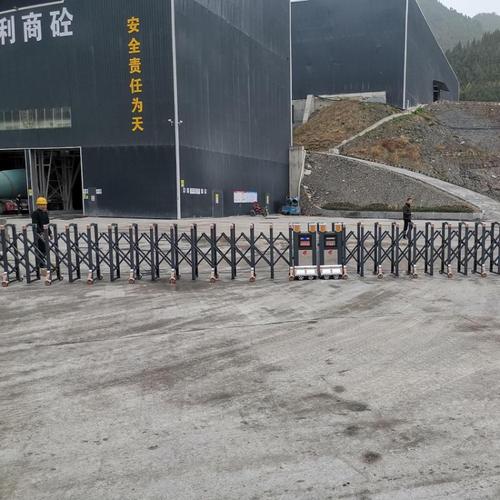 四川成都捷鹰智能科技智能伸缩门小区工厂电动收缩门不锈钢伸缩大门